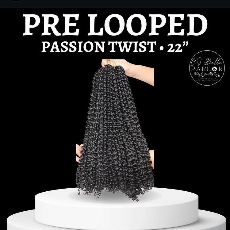 Pre Looped Passion Twist 22'